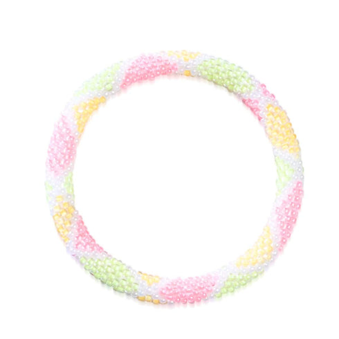 Melon Delight | Himalayan Glass Bead Bracelet
